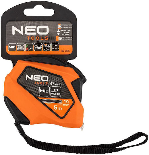 Neo Tools Метрическа лента 19мм x 5м