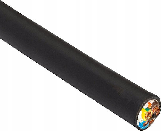 Power Cable Akyga Ev Power Cable Ak-sc-e12 Cu 5x6mm + 2x0.5mm 3-phase 32a 450/750v 1m