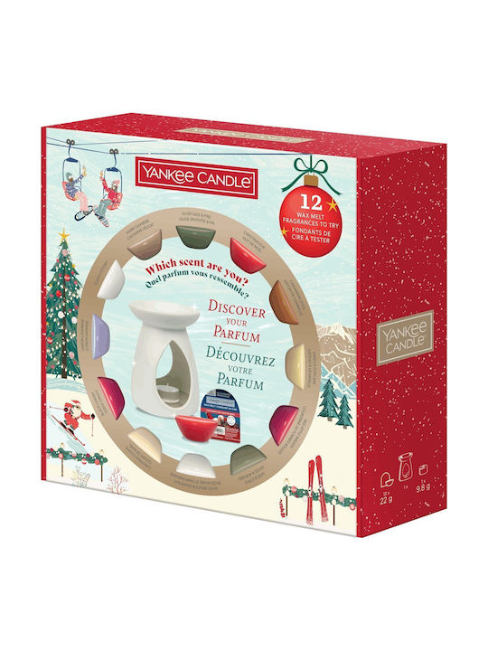 Yankee Candle Χριστουγεννιάτικο Σετ Αρωματικών Wax Melts με Άρωμα Κανέλα 12τμχ 22gr