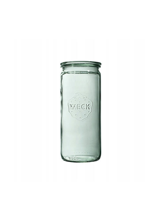 Weck Set of 6pcs Jars General Use with Lid Glass Transparent 1590ml
