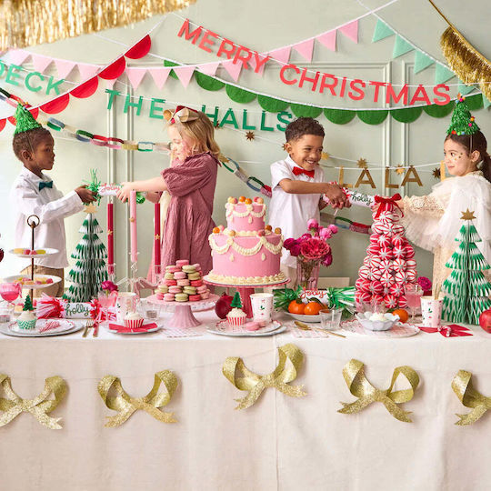 Partydekorationen Weihnachtsgirlanden Set 9 Stück