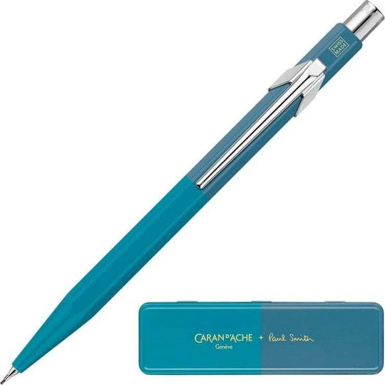 Mechanical Pencil Caran D`arche 8440 5mm Paul Smith Ed4 Box Blue Steel