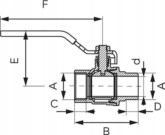 Ferro Valve / Switch 1/2" Male/Female