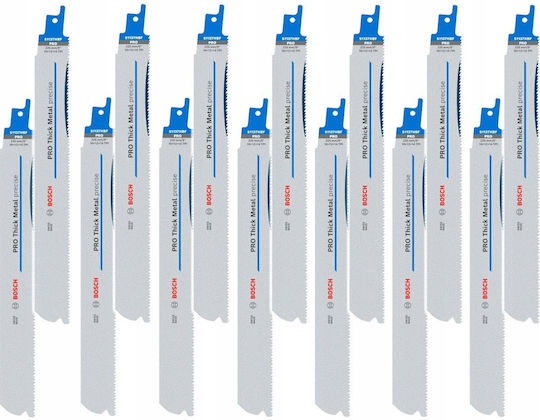 Bosch Reciprocating Saw Blade Pro Thick Metal Precise S1137hbf 1.1 x 25 x 225mm 25 Pieces