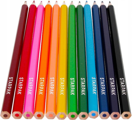 Olo Crayons 12 Colours Unicorn Stk Pud12/144