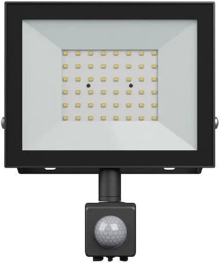 Spectrum Waterproof LED Flood Light 50W with Motion Sensor IP44