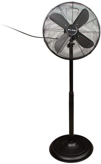 Blow Ανεμιστήρας Ορθοστάτης 60W Διαμέτρου 40.64cm Μαύρος