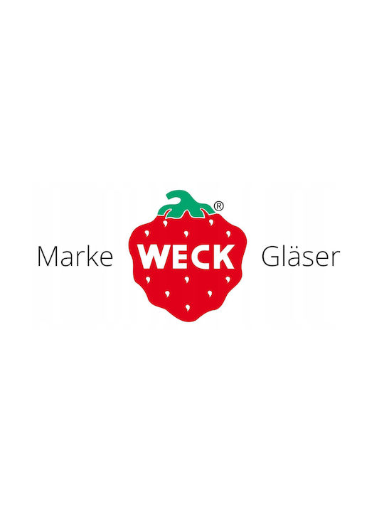 Weck Σετ 6τμχ Βάζα Γενικής Χρήσης με Καπάκι Γυάλινο Διάφανο 795ml 6τμχ