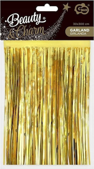 GoDan Christmas Garland Gold 300x30cm 1pc