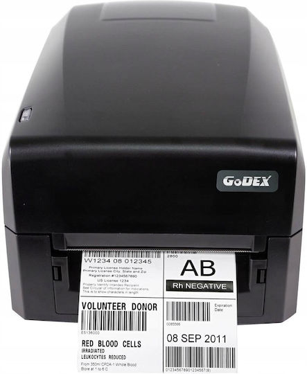 Godex Εκτυπωτής Ετικετών Θερμικής Μεταφοράς USB, Serial, Ethernet 300 dpi