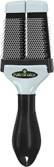 FURminator Small Dog Comb for Hair Removal Gray