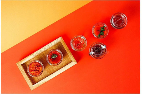 Weck Set 6Stück Gläser Allgemeine Verwendung mit Deckel Glas Transparent 280ml