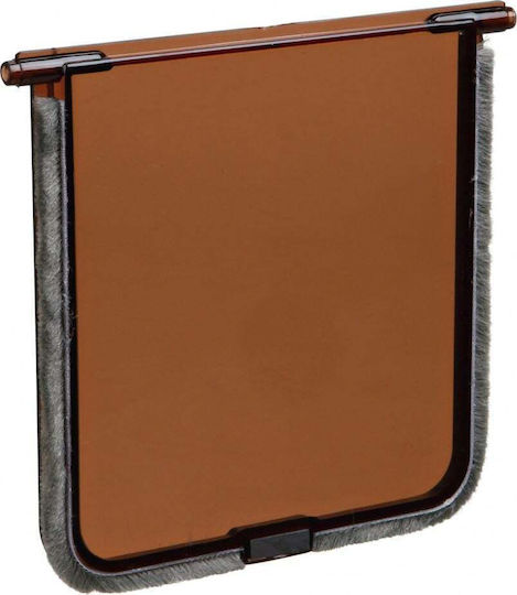 Trixie Door Dog Spare Part made of Plastic in Brown Color 15.8 x 14.7cm