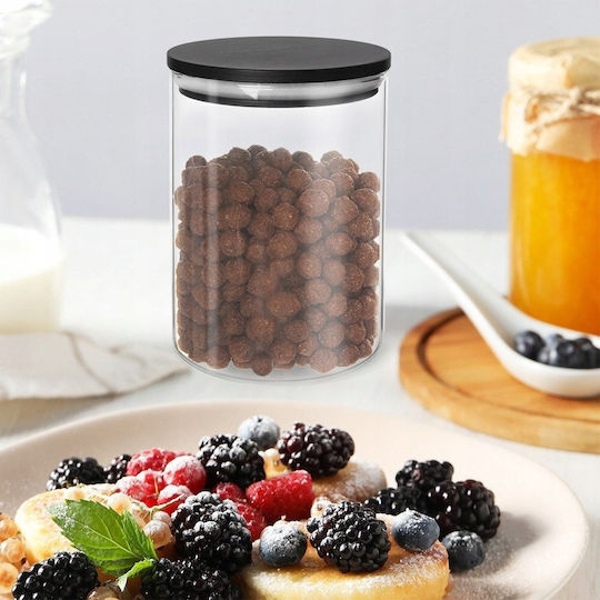 Orion General Use Glass Jar with Lid Transparent 600ml