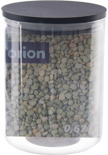 Orion General Use Glass Jar with Lid Transparent 600ml