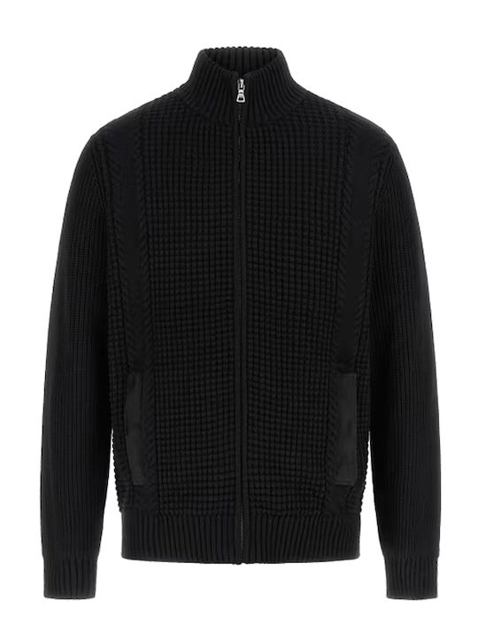 Men's Knitted Cardigan Black