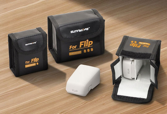 Sunnylife Θήκη Μεταφοράς Μπαταρίας Μαύρη για DJI Flip