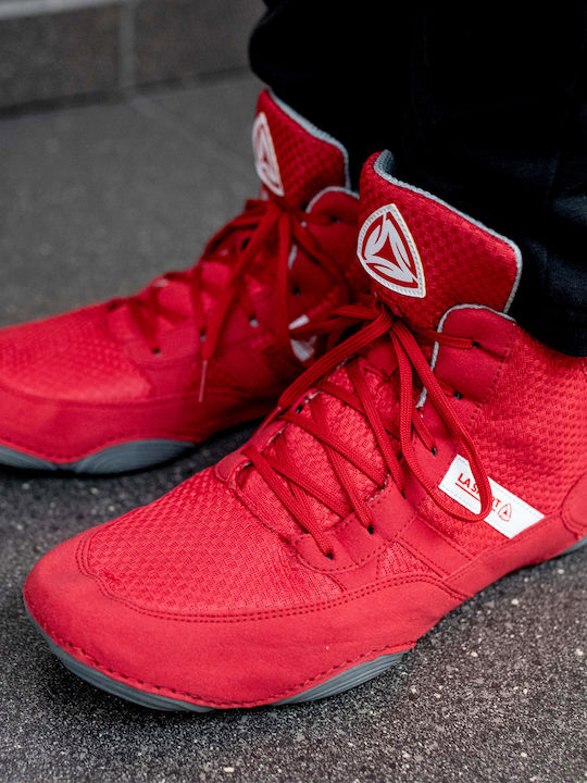 LA Sport Wrestling Shoes Red