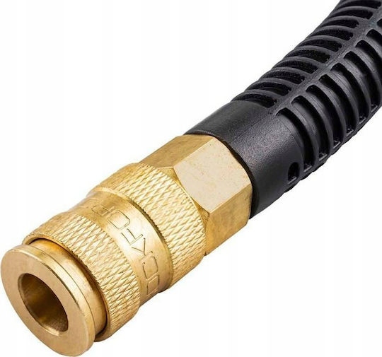 Reinforced Pneumatic Rubber Hose 8mm X5m Quick Couplers Rockforce