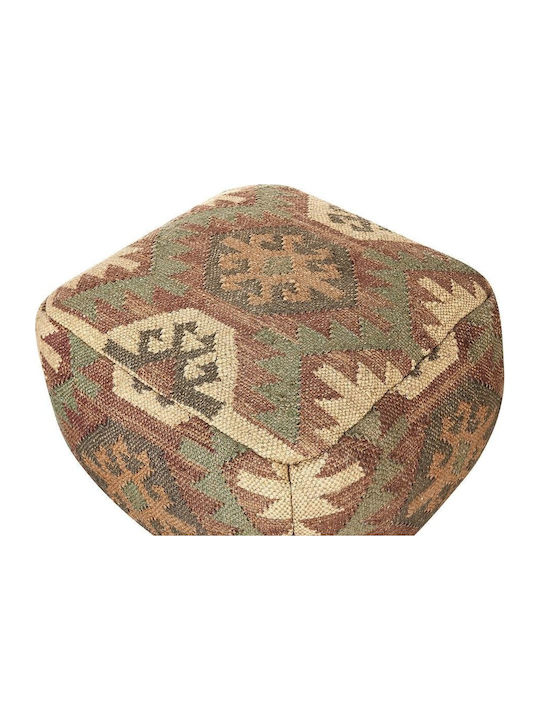 Πουφ Σκαμπό Cumbum Πολύχρωμο 50x50x30cm
