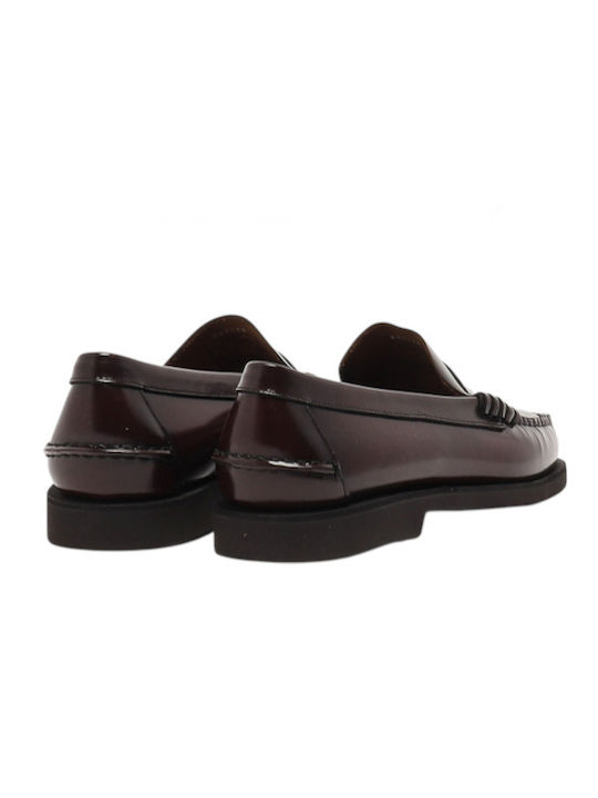 Dan Polaris Men's Moccasins Burgundy