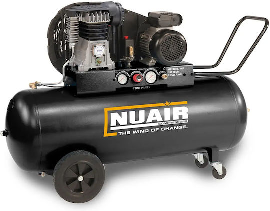 Nuair Compresor de aer cu Putere 3hp și Rezervor de aer 150lt B2800B/150
