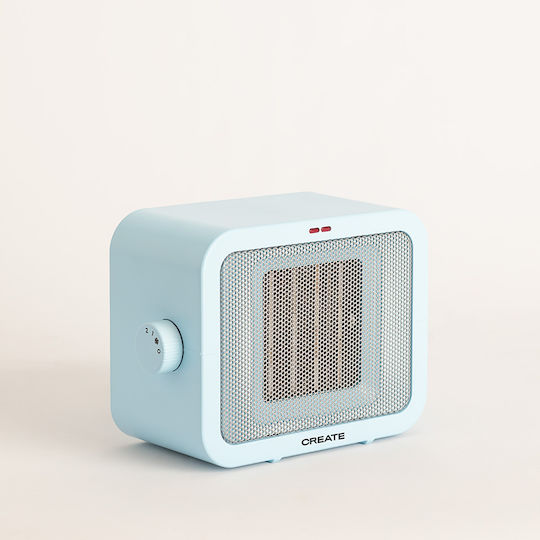 Create Warm Box Κεραμικό Αερόθερμο Δωματίου Δαπέδου Μπλε 1500W