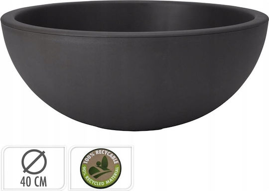 Koopman Plant Pot Plastic Black