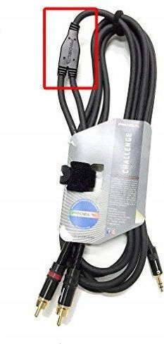 Proel Cablu Audio Jack 3,5 mm Male - 2x RCA De Sex Masculin Negru 1,5 m CHLP215LU15