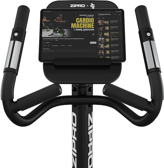 Zipro Strike Seated Exercise Bike Electromagnetic with Wheels