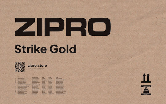 Zipro Strike Καθιστό Ποδήλατο Γυμναστικής Ηλεκτρομαγνητικό Gold