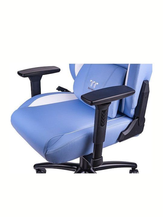 Thermaltake V Comfort Scaun Gaming Din piele ecologică cu Brațe Reglabile Blue / White