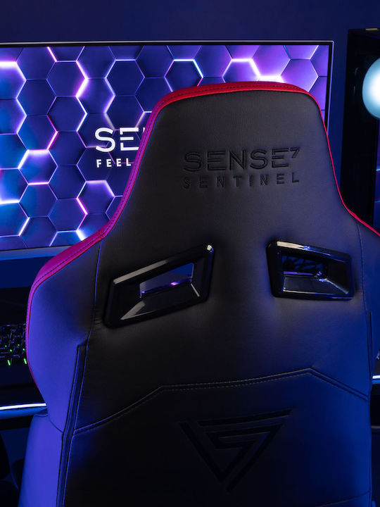 SENSE7 Sentinel Καρέκλα Gaming Δερματίνης με Ρυθμιζόμενα Μπράτσα Γκρι