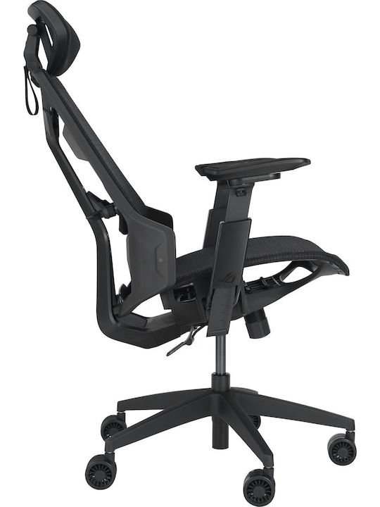 Asus Rog Destrier Gaming Stuhl mit verstellbaren Armlehnen Schwarz
