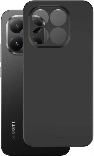 Spacecase Silicone Back Cover Silicone Black (Xiaomi 15T)