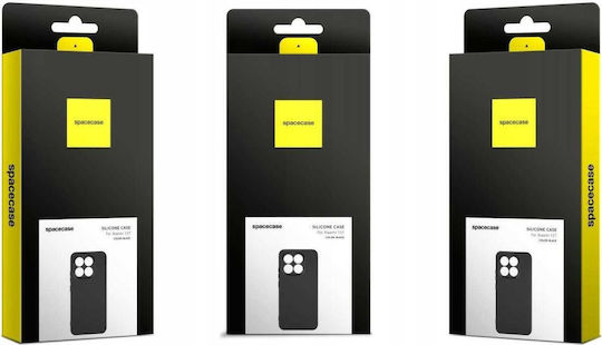 Spacecase Silicone Back Cover Silicone Black (Xiaomi 15T)