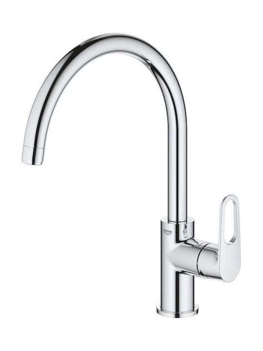 Grohe Μπαταρία Κουζίνας Πάγκου Ασημί Grohe Μπαταρία Κουζίνας Πάγκου Ασημί