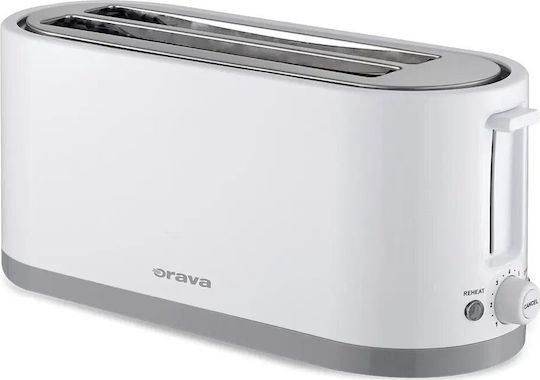 Orava Toaster 4 Schlitze Weiß