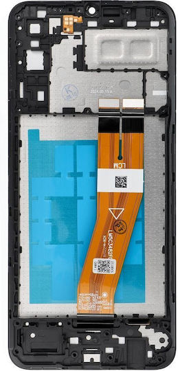 OG Screen with Touch Mechanism and Frame for SAMSUNG A04E A042 (Black)