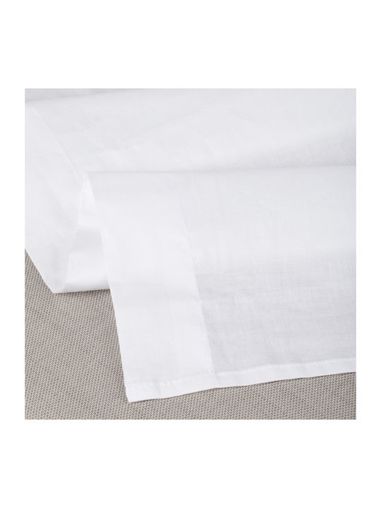 Domoletti Σεντόνι Υπέρδιπλο 220x240εκ. White