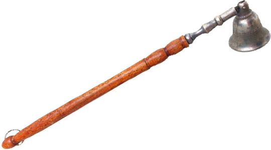 Candelabra Smooth Bell Hat Tin Beech Wood No3 33cm