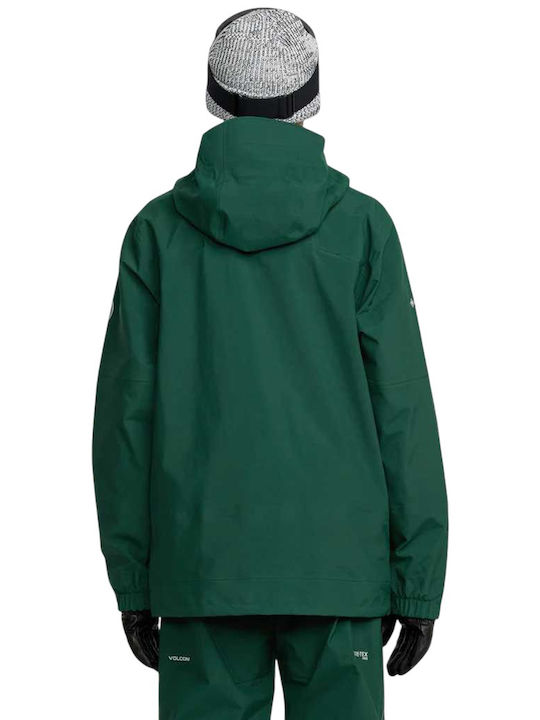 Volcom Anyox Guide G0652601-BGR Ανδρικό Μπουφάν για Σκι & Snowboard Πράσινο