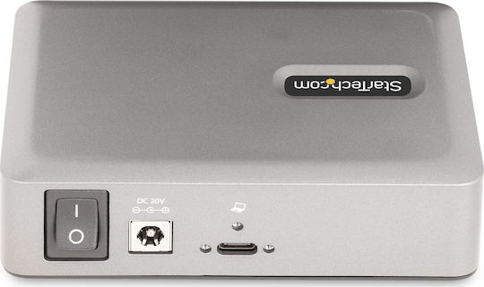 StarTech Hub 7 Θυρών USB 3.0 με σύνδεση USB-C Ασημί