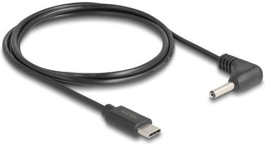 Καλώδιο Usb Power Delock 85393 90° Angled Usb-c Male Dc 3.5 X 1.35 Mm 5v 1.5m Black 85393