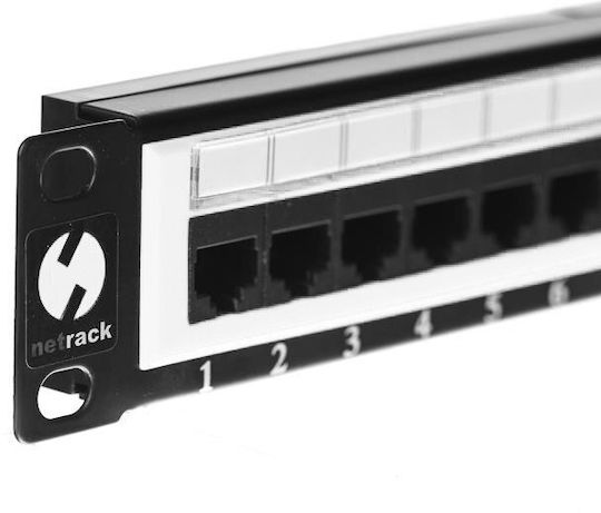 Netrack Patch Panel Unshielded για Rack 19" 24 Θυρών cat6