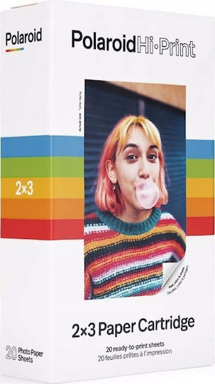 Polaroid Hi-Print Фотографска Хартия Instant 2x3 За Принтери С Термична Сублимация/Трансфер 20 Листа