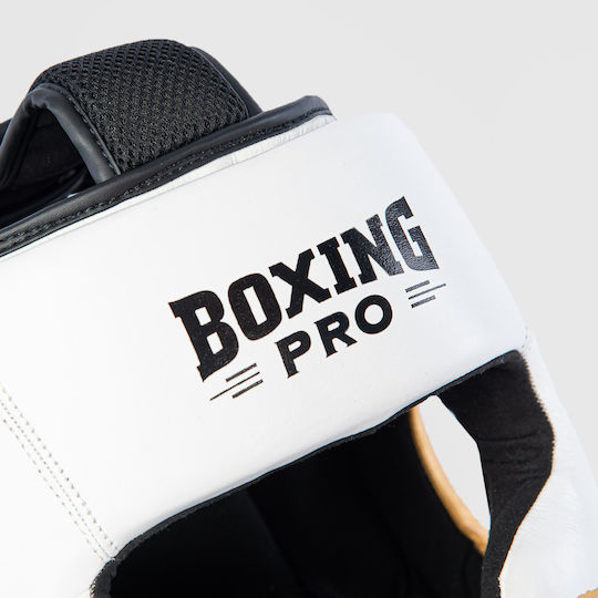 Boxing Pro Boxhelm Erwachsene Volles Gesicht Weiß