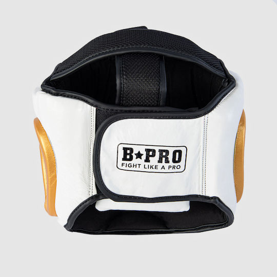 Boxing Pro Boxhelm Erwachsene Volles Gesicht Weiß