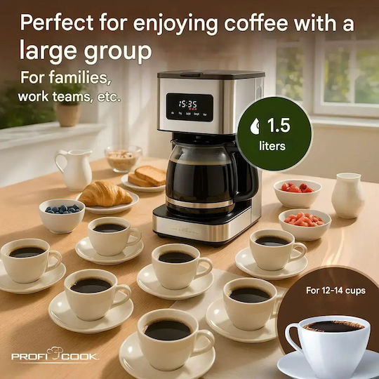 Profi Cook Filter Coffee Machine 900W