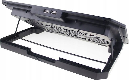 Techly Cooling Pad for Laptop up to 17" with 2 Fans and Lighting